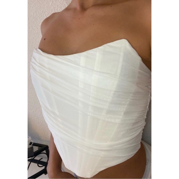 NEW to CASA B💫 |Venice Strapless Mesh Bustier Corset Top - Picture 5 of 7